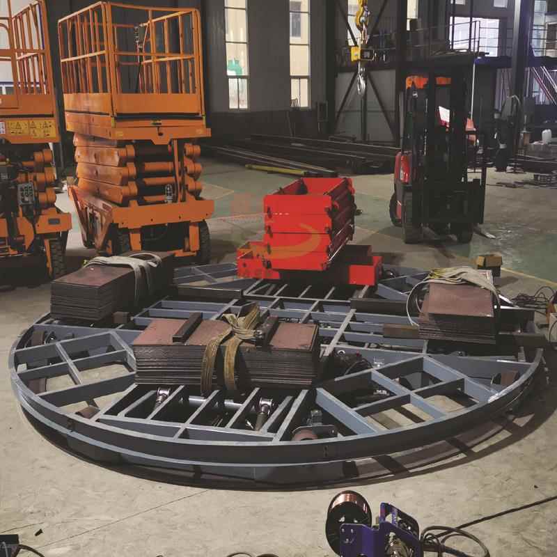 铝板台面升降舞台春晚圆形搭建演播机械室内旋转升降