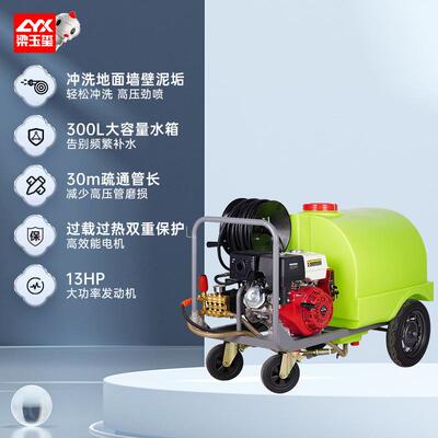 德威莱ZCE克DWG300汽燃油超高压管管道清洗机 油动下水道疏通移机
