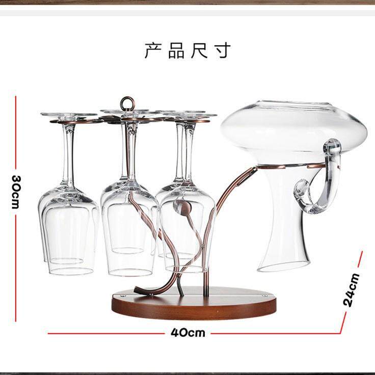 ins红酒杯架酒柜红酒架摆件高脚葡萄酒装饰倒挂酒瓶架子悬挂酒架