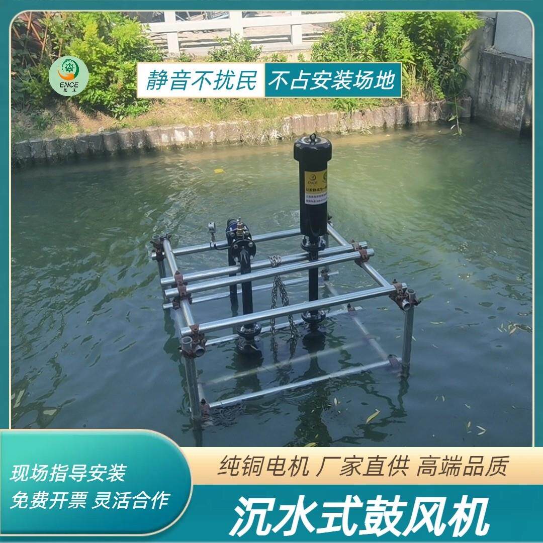 沉水式鼓风机河道治理景观水治理潜水曝气通风机溶解氧散热免维护