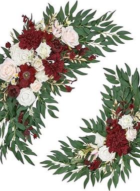 人婚礼拱形花朵套装2造件装)用(于111101装仪式和接待背饰景婚宴