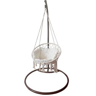 亚麻吊篮坐垫靠垫秋千单人沙发垫家用吊椅布垫室内外摇篮椅垫子