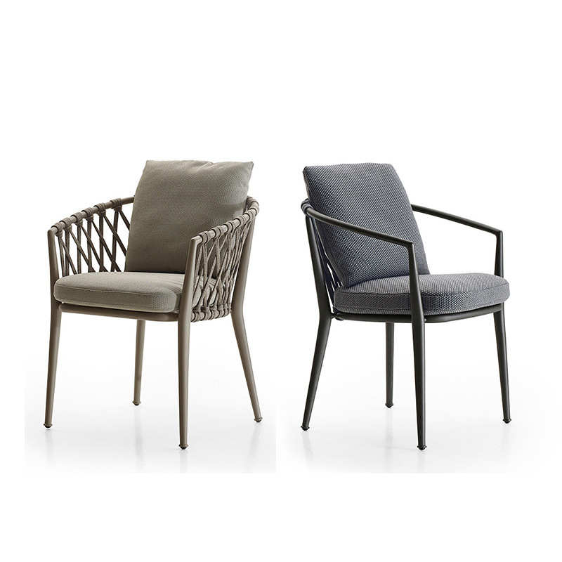 北欧休闲藤编户外餐桌椅组合咖啡厅休闲家具花园露阳台室外庭院