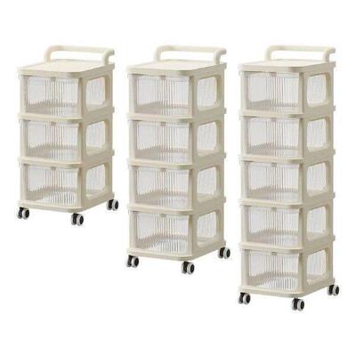Rolling Cart with Wheel Storage Cart Cosmetics Holder