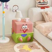 物985家派大星简易小型床头柜用收纳卧室柜抽屉置架客厅沙发储物