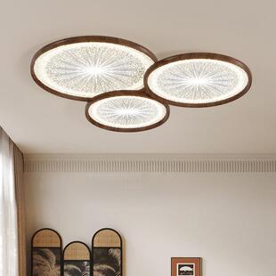 全光谱LED吸顶灯护眼客厅卧室餐厅中古宅寂风房间中山灯饰具现代