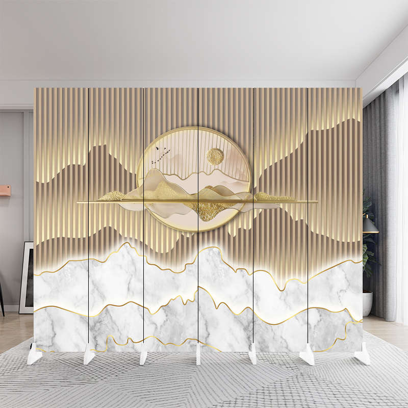 定制北欧屏风隔断客厅卧室折叠移动办公室隔断屏风入户正对门