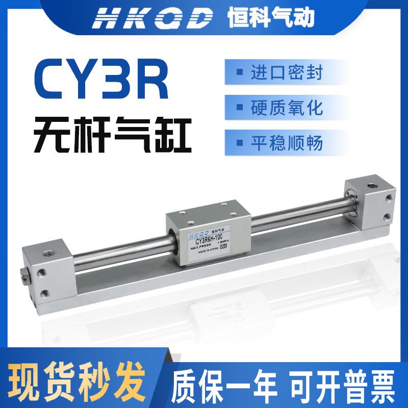 CY1R无杆气动气缸系列CY3R/6/10/15/20/25-100-200-300-400-500