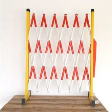 厂家直销电力施工伸缩围栏绝缘防护栏移动式木质遮栏安全设施