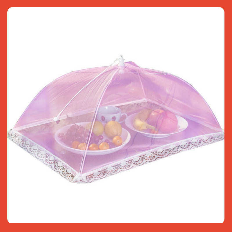 加大餐桌罩饭菜罩长方形防苍蝇罩家用厨房网纱罩商用防蚊罩可折叠,收纳整理,餐桌罩,淘宝优惠券,粉丝福利购,淘宝优惠卷