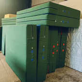 式 弹加厚垫跃攀岩折叠海绵垫空翻海绵垫防护跳高武术训练垫背高