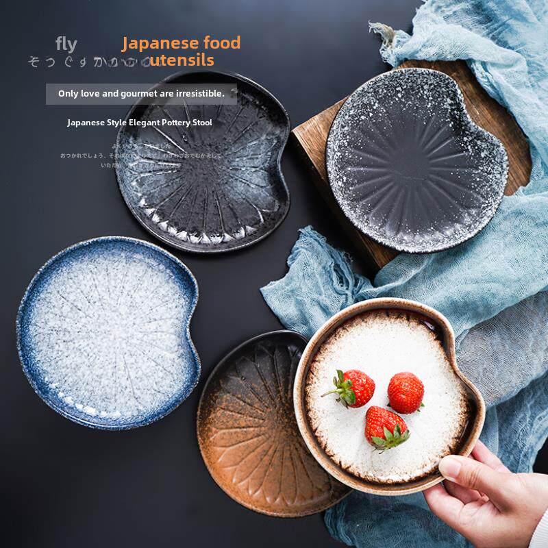 日本餐盘，甜品盘，蛋糕盘，陶瓷创意萌小盘，餐具，骨盘，下午茶