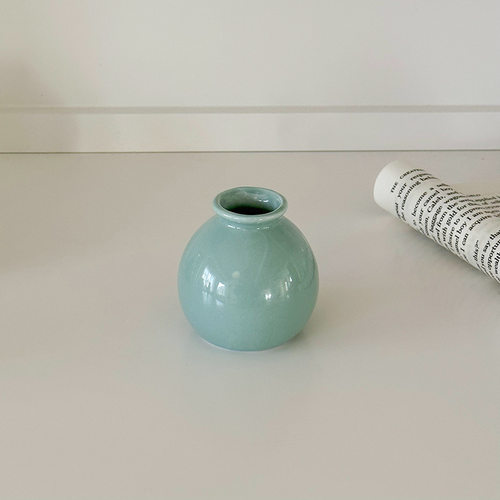 INS风假花仿真花彩色陶瓷小花瓶干花套装装饰摆设桌面迷你小摆件