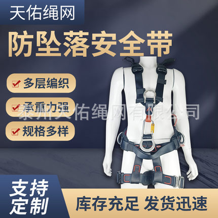 供应防坠落安全带 电工抢险救援安全带证书 攀登速降多挂点安全