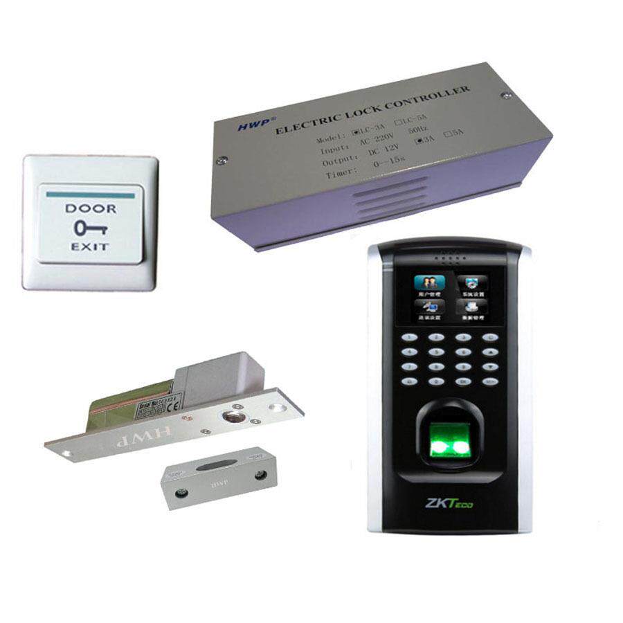 ZKTeco玻璃门木门铁门办公室门禁套装 指纹机套装 Access control