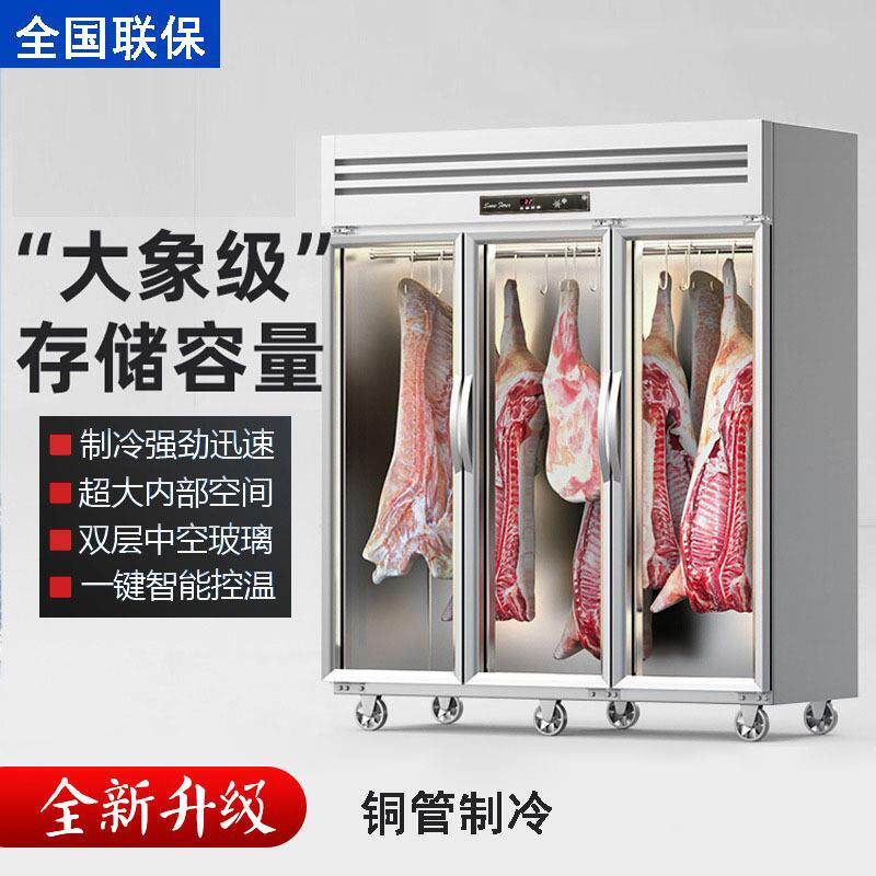 恩典挂肉柜单双门鲜肉排酸冰柜保鲜柜商用立式牛羊肉冷藏展示柜