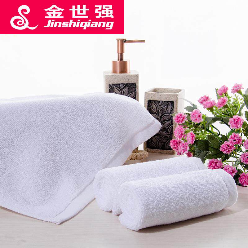 酒店擦手巾纯棉白色35×35厘米加厚加大方巾厂家台球厅会所用