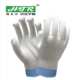 针织手腕白色防割劳保手套 钢丝防割手套 0073 HTR 海太尔