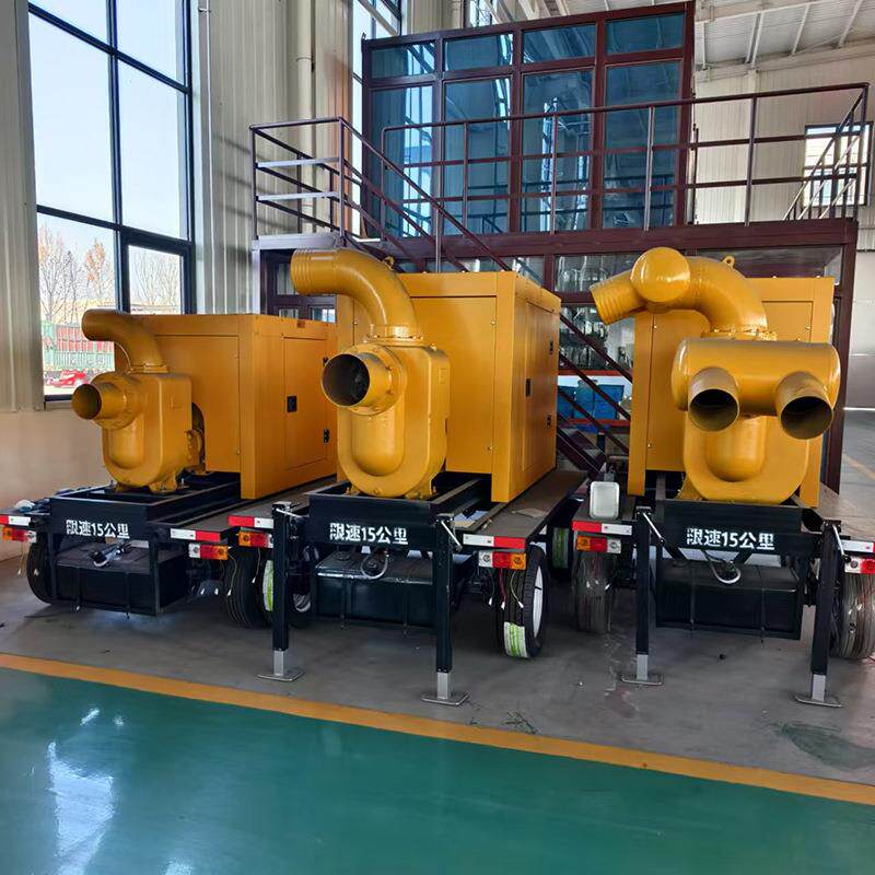移动式汛30KW水泵车市排防水泵柴油机抽水泵大型排混流自政吸涝泵