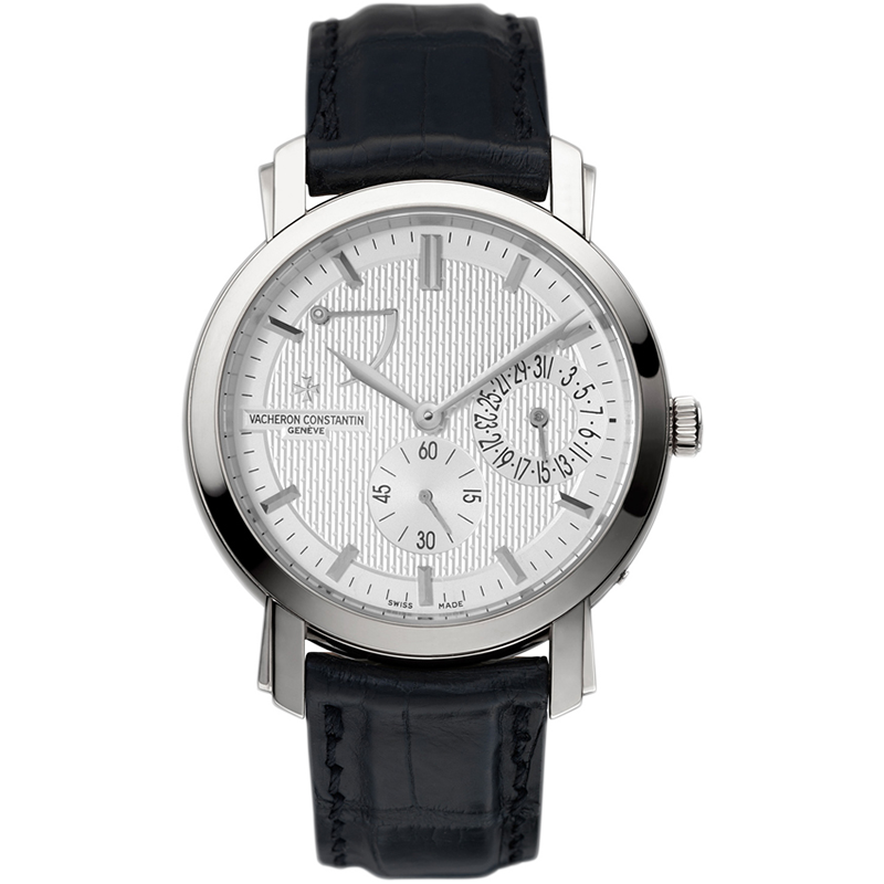 [9.8新]江诗丹顿马耳他18K白金手动机械动储男表83060/000G-9287