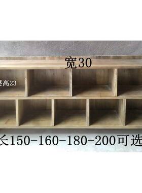 9W全实木F77TS56J儿童置柜物架用落地矮家书客厅格子收纳柜多层储