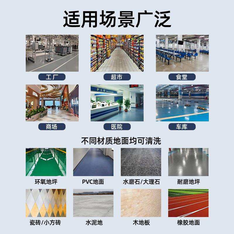 雅骐电动自走手推式洗地机商用业车间商场拖地扫地洗吸拖一体专业