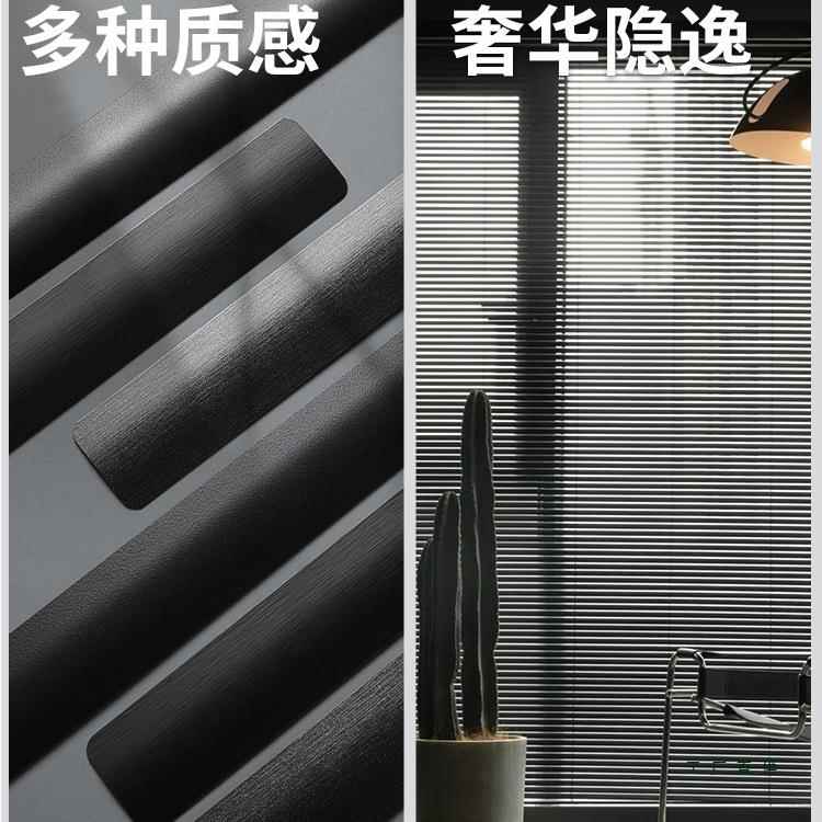 黑色百叶窗帘遮光2F9566J5H02年新厨房公室卫生款间浴室客办厅5百