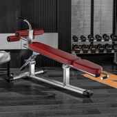 高档腹下肌板仰卧起辅助器凳子商用级家用健身器材斜仰凳坐卧板健