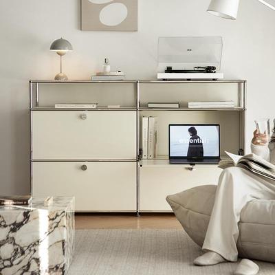 Unicafurn中古模块组合柜不锈钢餐边柜包豪斯ins客厅简约储物斗柜