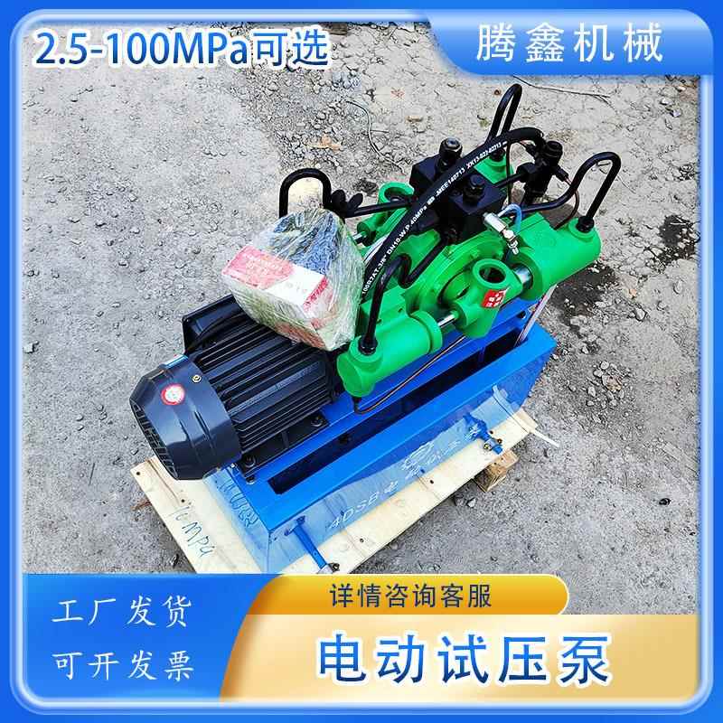 4DSY-4.0电控型管道压力测试仪水管打压机四缸管道压力试验压力机