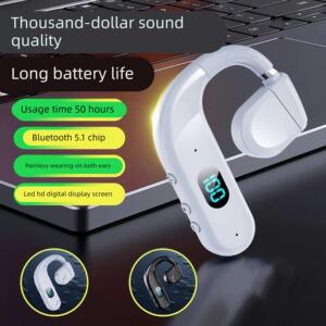 新款无线蓝牙耳机左右不入耳挂耳式运动跑步耳机超长续航商务通话
