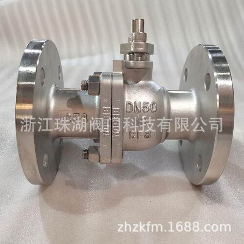 Q41F-16P-DN50软密封不锈钢法兰球阀厂家耐腐全通径手动水阀