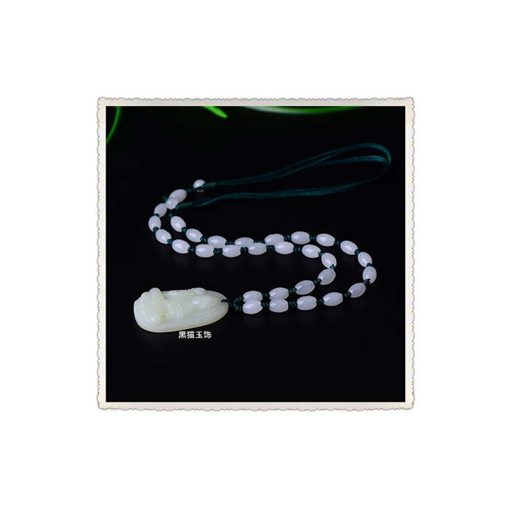 和田玉八大守护神吊坠 和田青白玉守护神挂件 可适合电商直播使用