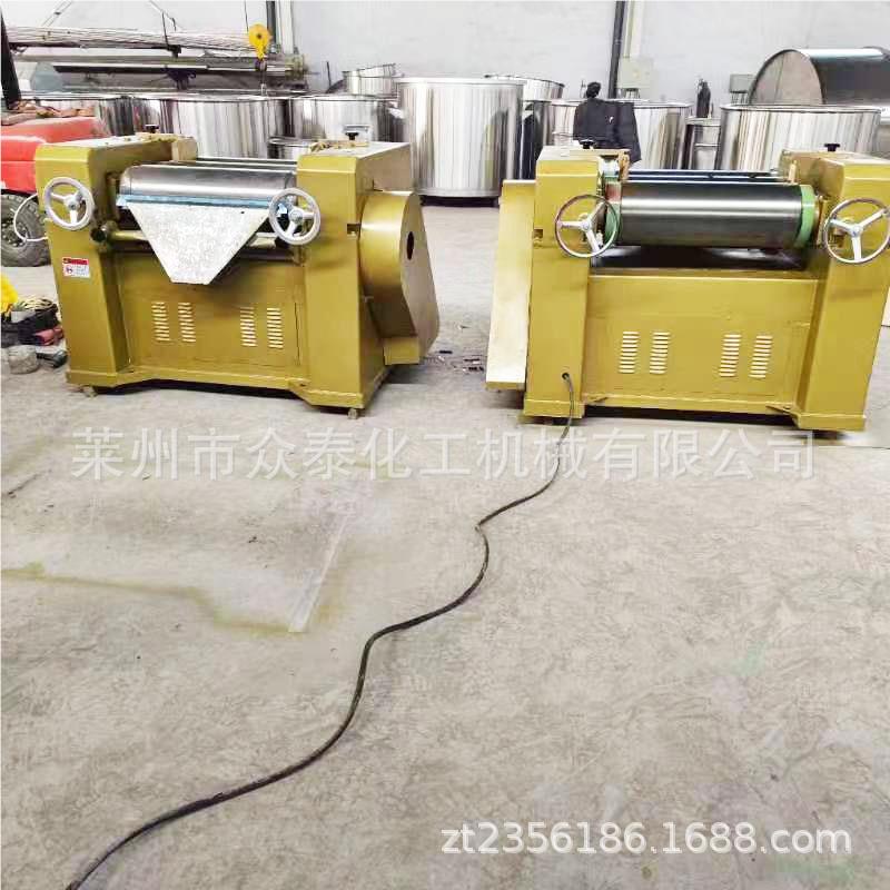 三辊研磨可研磨油墨颜机辊料铅笔芯料膏状物260型三辊机陶UWI瓷三