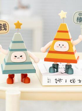 阿楹 可爱书桌柜架工位摆件举牌高考学生教师励志新家好运小礼物