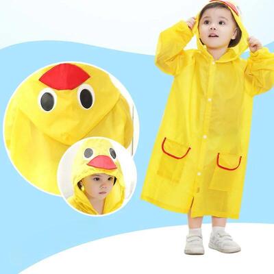 Kids Raincoat Cartoon Animal Style Outdoor Waterproof Kids