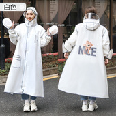雨衣女款 全身防暴雨电动电瓶车专用单人一体成人加厚外穿雨披 长款
