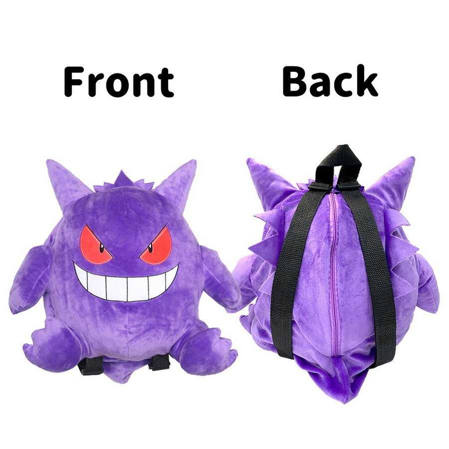 Cute Pokemon Eevee Backpack Kawaii Plush Bag Schoolbag Coupl