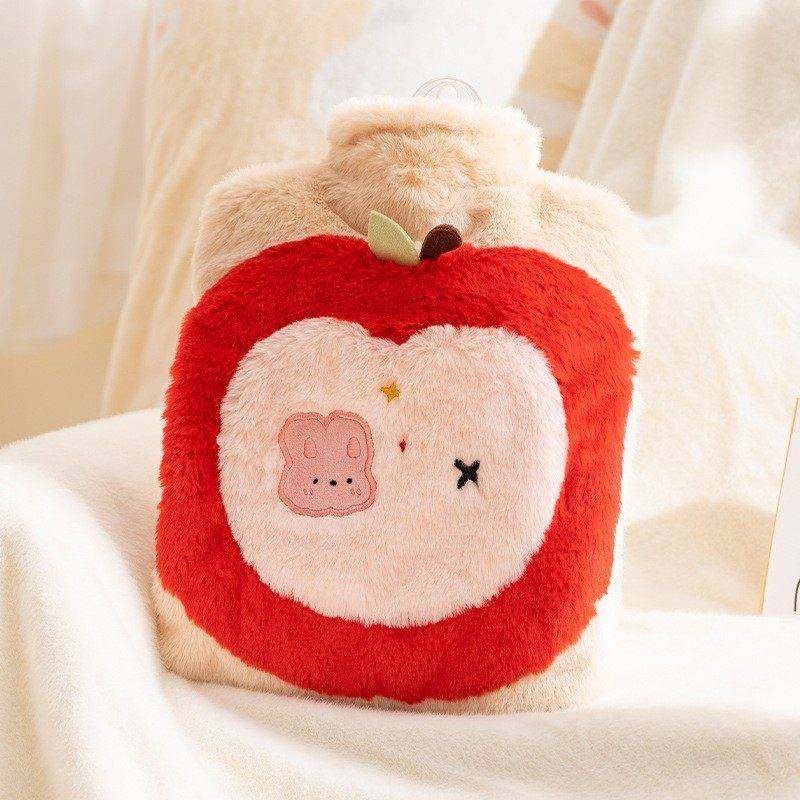 毛绒注水热水袋1800ml可拆洗PVC注水热水袋卡通,居家日用,热水袋,淘宝优惠券,粉丝福利购,淘宝优惠卷