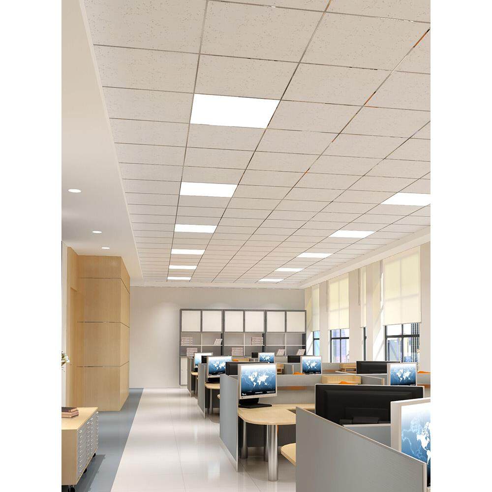 集成吊顶工程铝扣板600x600 办公室铝天花板微孔厂房专用全套材料