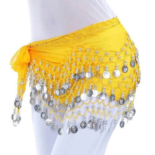 Women Sexy Belly Dance Hip Scarf Wrap Belt Dancer Skirt Fema