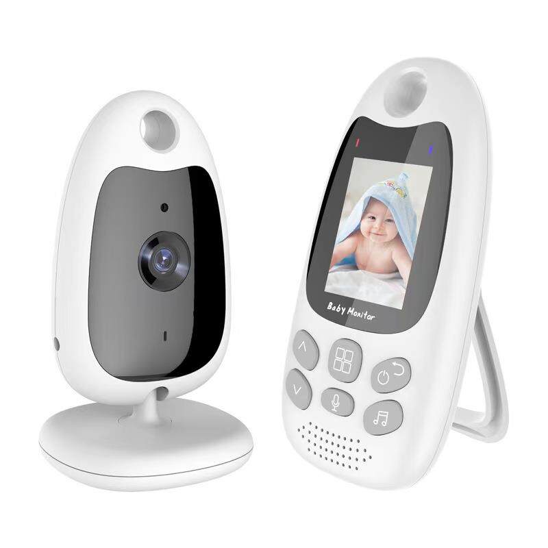 2.4寸婴儿监视器vb610语音对讲摇篮曲家用智能监护仪babymonitor