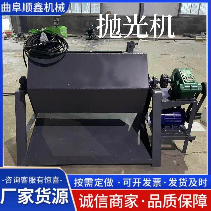 六角滚筒除锈机轴承件去油除锈抛光机多用途石头火烧铁除锈打磨机