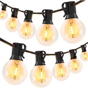 源头厂家G40美规单芯灯串 UL15米25 饰灯串 庭院灯串 LED室外装