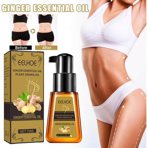 EELHOE Ginger Body Massage Essential Oil, designed for butto