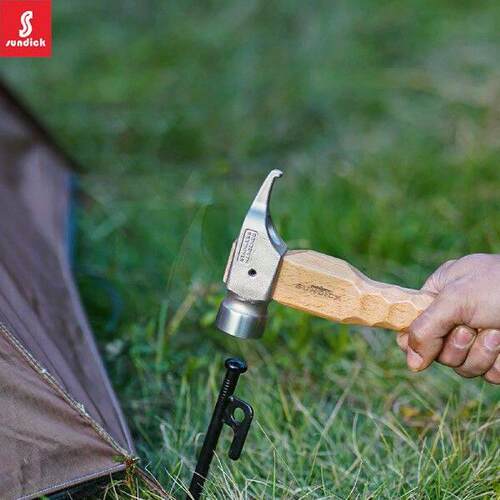 SUNDICK Ground Nail Hammer Beech Handle Canopy Tents Ground