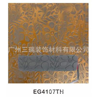 滚筒刷砖纹墙艺工具硅藻泥液体刷头壁纸真石漆橡胶滚轮EG4107TH