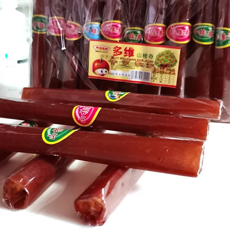 山楂卷果丹皮老式经典小吃儿时记忆童年80年代90后怀旧零食小卖部