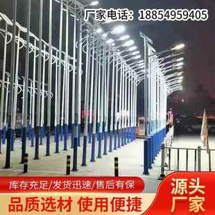 路灯户外新农村6 米led头市政高灯220V超亮乡100W全套杆村灯7米8