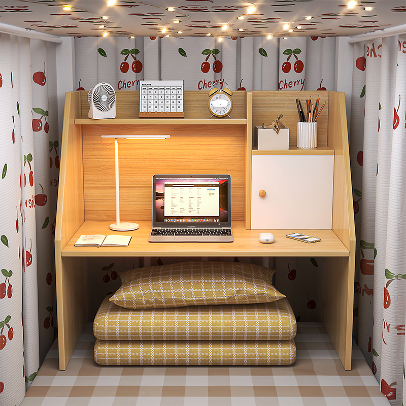 床上桌大学生宿舍写字书桌上下铺寝室笔记本电脑桌悬空学习桌